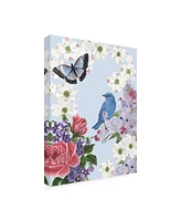 Naomi Mccavitt Bird Garden I Canvas Art - 20" x 25"