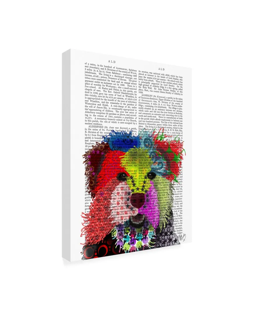Fab Funky Yorkshire Terrier Patchwork Canvas Art