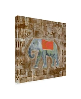 Tara Daavettila Global Elephant I Canvas Art - 15.5" x 21"