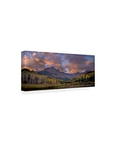 Dan Ballard Forest 2 Mountains Canvas Art - 27" x 33.5"