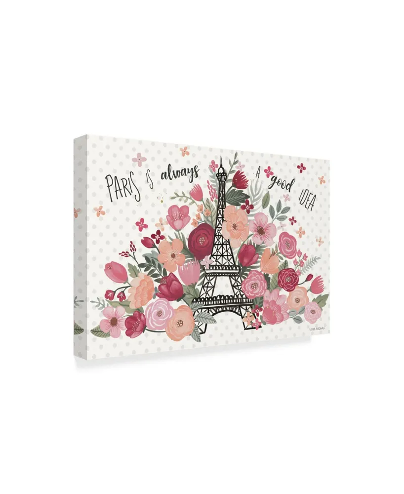 Laura Marshall Paris is Blooming I Canvas Art
