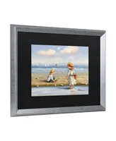 Masters Fine Art at the Beach Iii Matted Framed Art - 20" x 25"