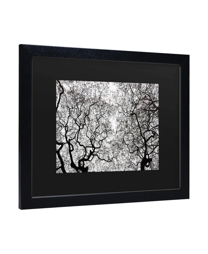 Kurt Shaffer Japanese Maple Spring Abstract Matted Framed Art