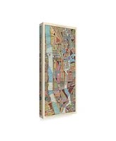 Nikki Galapon Modern Map of New York Iii Canvas Art - 15" x 20"