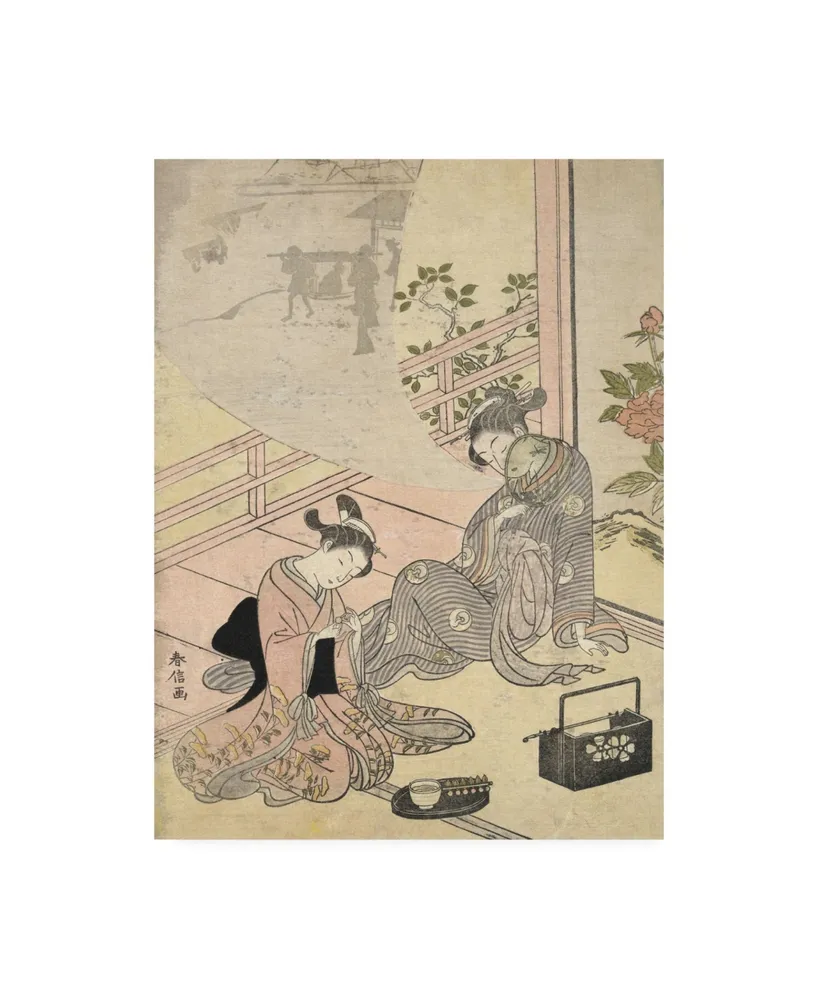 Suzuki Harunob Courtesan Dreaming Canvas Art