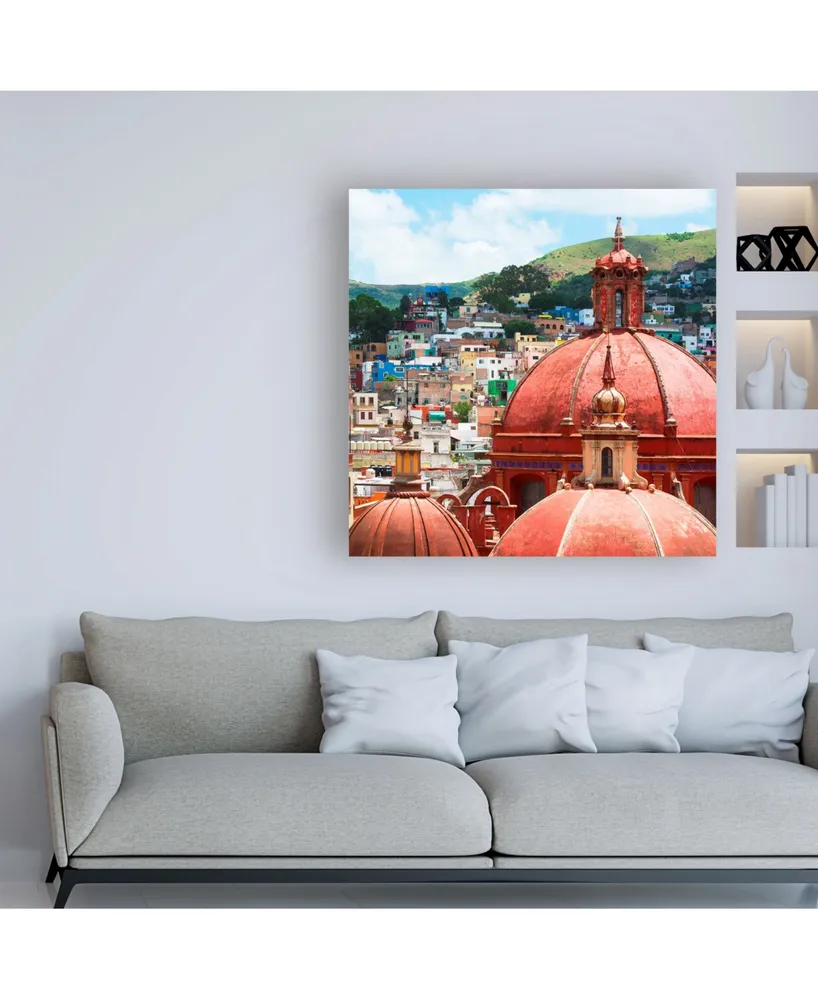 Philippe Hugonnard Viva Mexico 3 Guanajuato Church Domes Ii Canvas Art