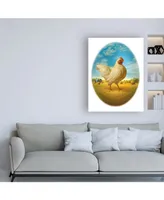 Dan Craig Smaller Promo Chicken - Egg Canvas Art