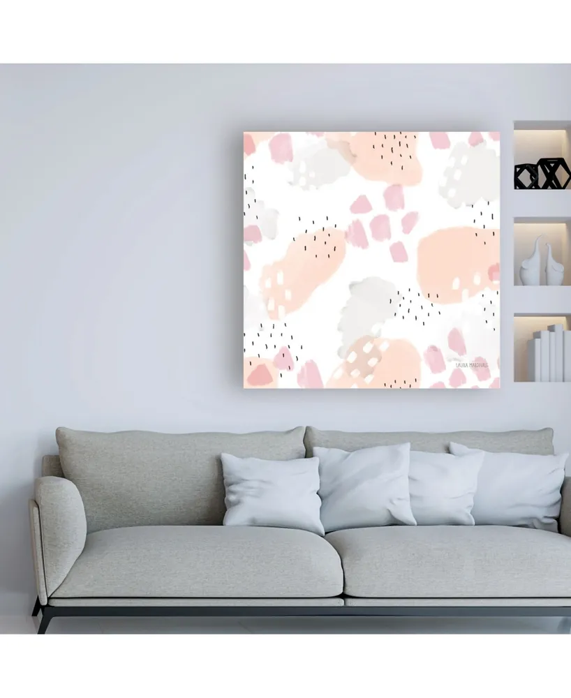 Laura Marshall Sweet Paris Pattern Iii Canvas Art