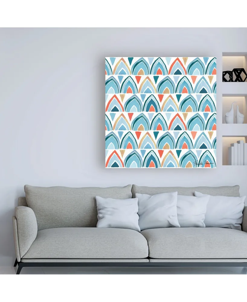 Farida Zaman Whale Tale Pattern Iv Canvas Art