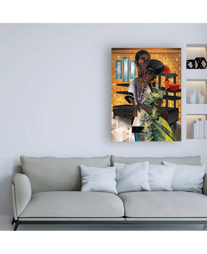 Jaleel Campbel Do You Love What You Feel? Canvas Art