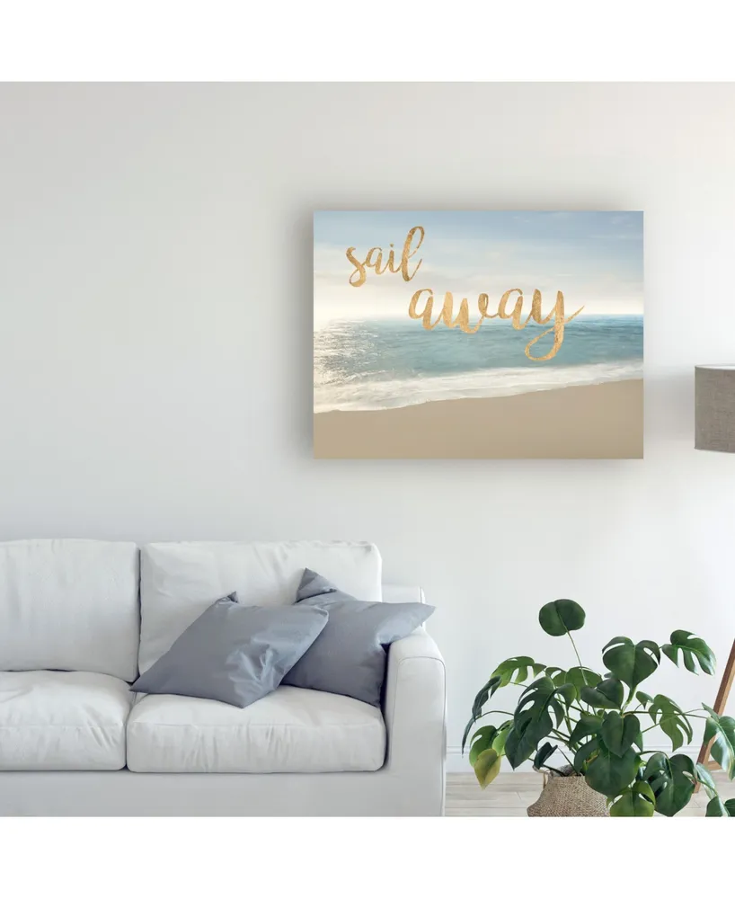 James Mcloughlin Beach Sail Away Canvas Art - 20" x 25"