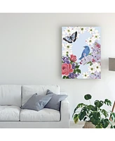 Naomi Mccavitt Bird Garden I Canvas Art - 20" x 25"