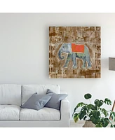 Tara Daavettila Global Elephant I Canvas Art - 15.5" x 21"