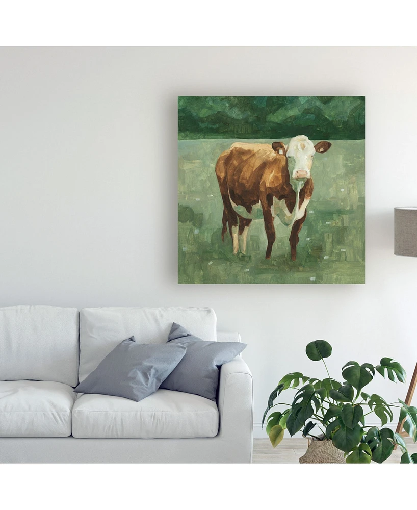 Emma Scarvey Hereford Cattle I Canvas Art