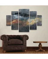 Joyce Combs Mountains in the Mist Iii Multi Panel Art Set Large Diamond - 19" x 41.5"