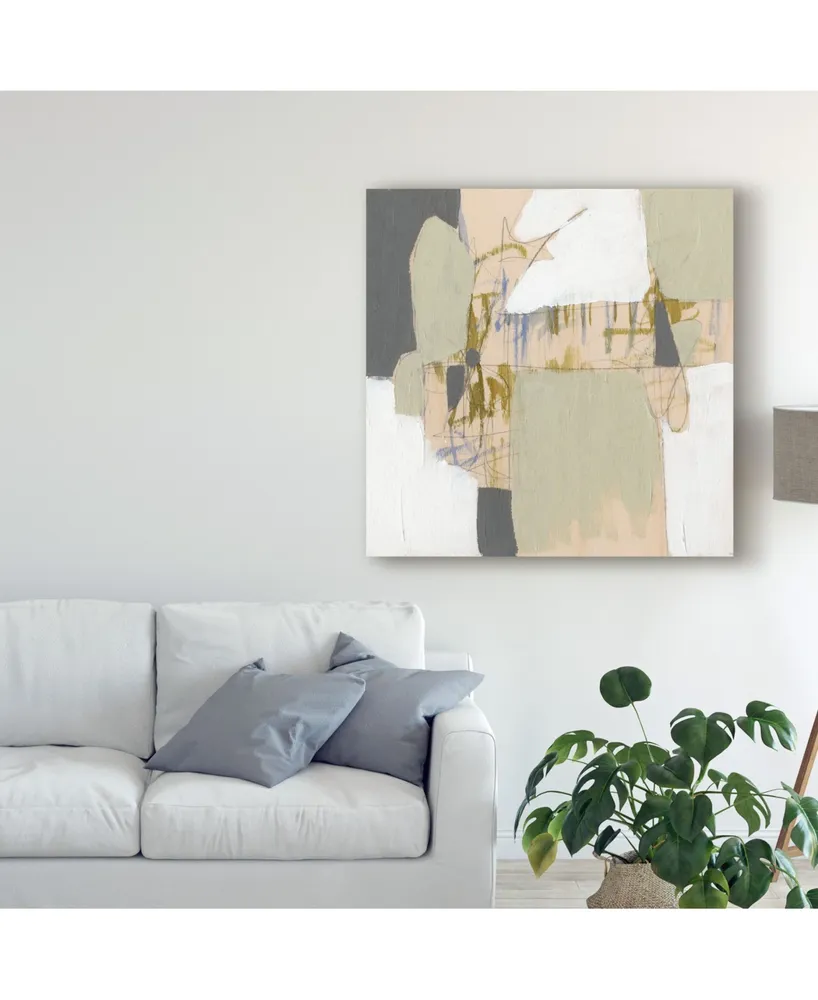 Jennifer Goldberger Warm Neutrals I Canvas Art