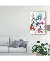 Jennifer Goldberger Hanging Fuchsia I Canvas Art
