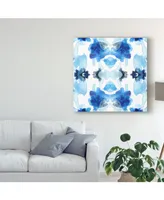 June Erica Vess Blue Kaleidoscope I Canvas Art