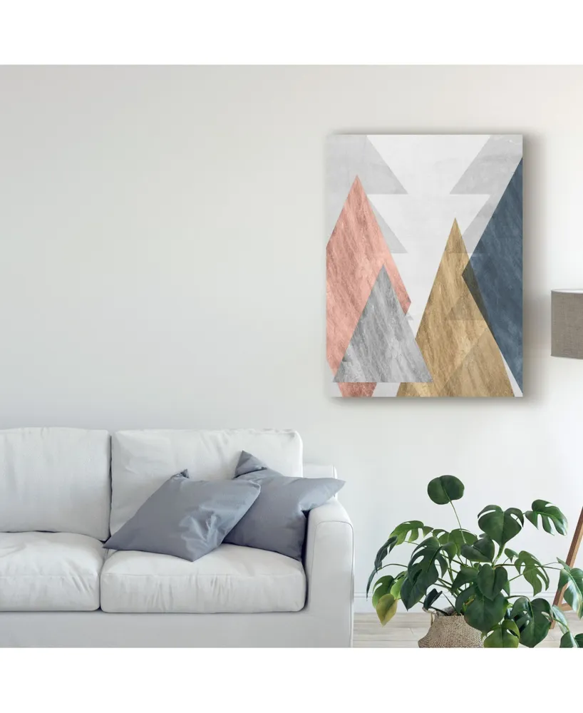 Jennifer Goldberger Peaks Ii Canvas Art