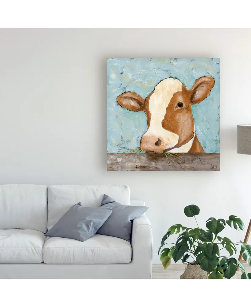 Jade Reynolds Daisy Cow Canvas Art