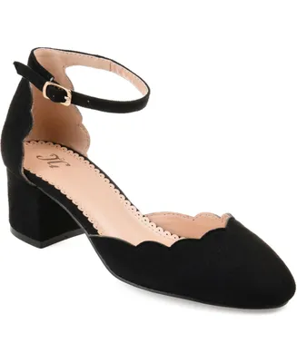 Journee Collection Women's Edna Ankle Strap Heels