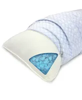 Rio Home Fashions Arctic Sleep Perfect Size Cool Gel Memory Foam Body Pillow - One Size Fits All