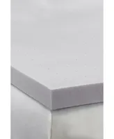 Rio Home Fashions Hotel Laundry Charcoal 2.5" Memory Foam Topper