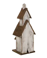 Glitzhome Extra-Large Rustic Wood Birdhouse