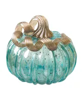 Glitzhome Small Glass Pumpkin