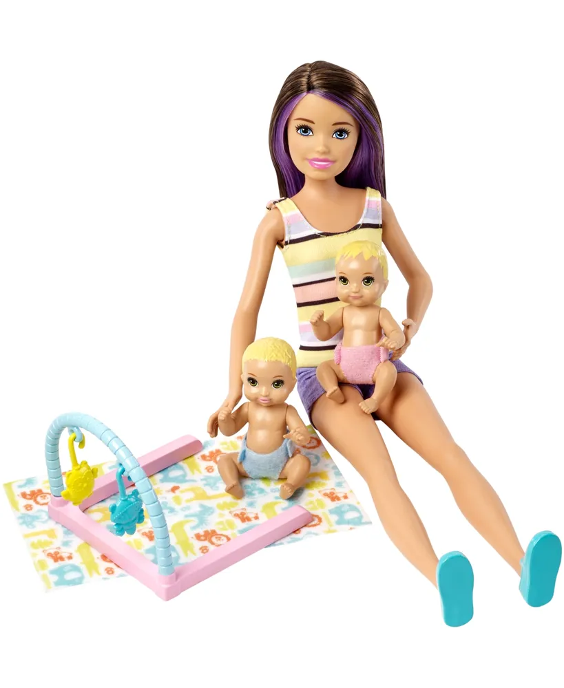 Barbie Skipper Babysitters Inc Nap ‘N' Nurture Nursery Dolls and Playset