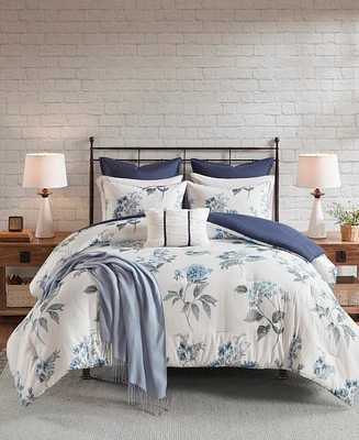 Madison Park Zennia Seersucker 7-Pc. Comforter Set, King/California King