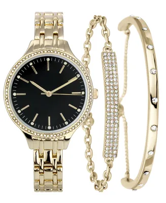 I.n.c. International Concepts Women's Bracelet Watch Set 36mm, Created for Macy's