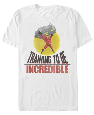Disney Pixar Men's Incredibles Training To Be Incredible Short Sleeve T-Shirt