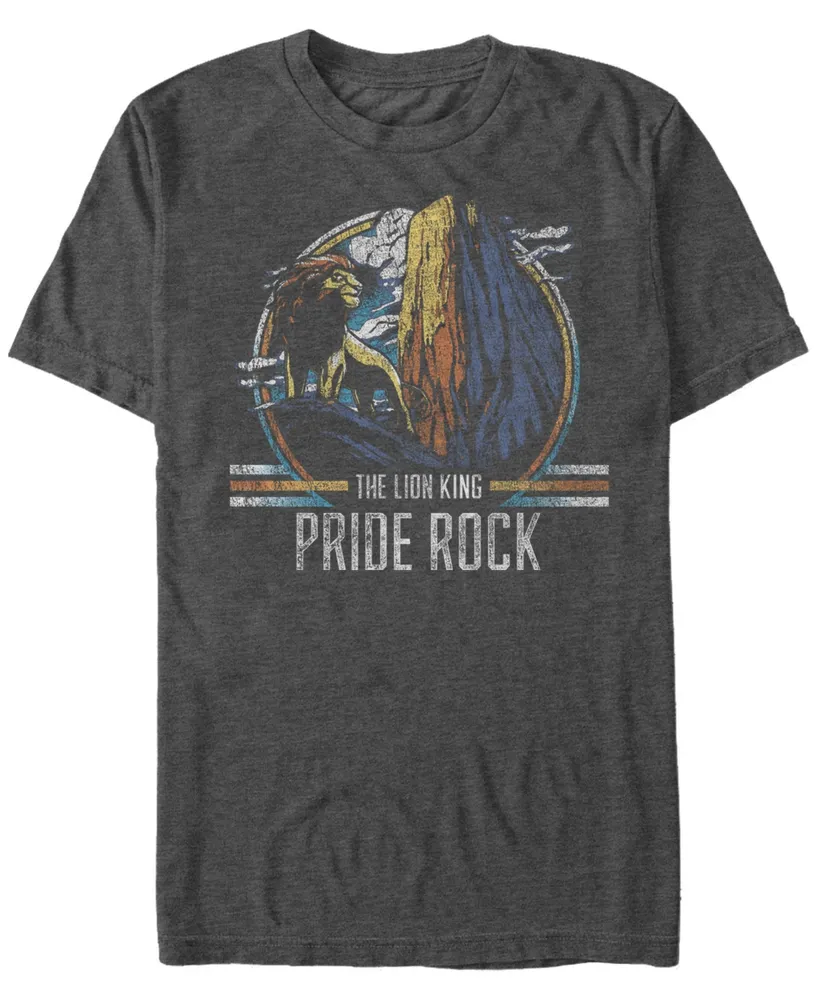 Disney Men's The Lion King Vintage of Pride Rock Short Sleeve T-Shirt