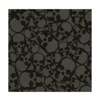 Graham Brown Skulls Black Wallpaper