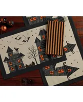 Design Imports Haunted House Table Runner