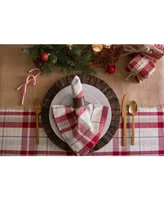 Design Imports Orchard Plaid Napkin Set