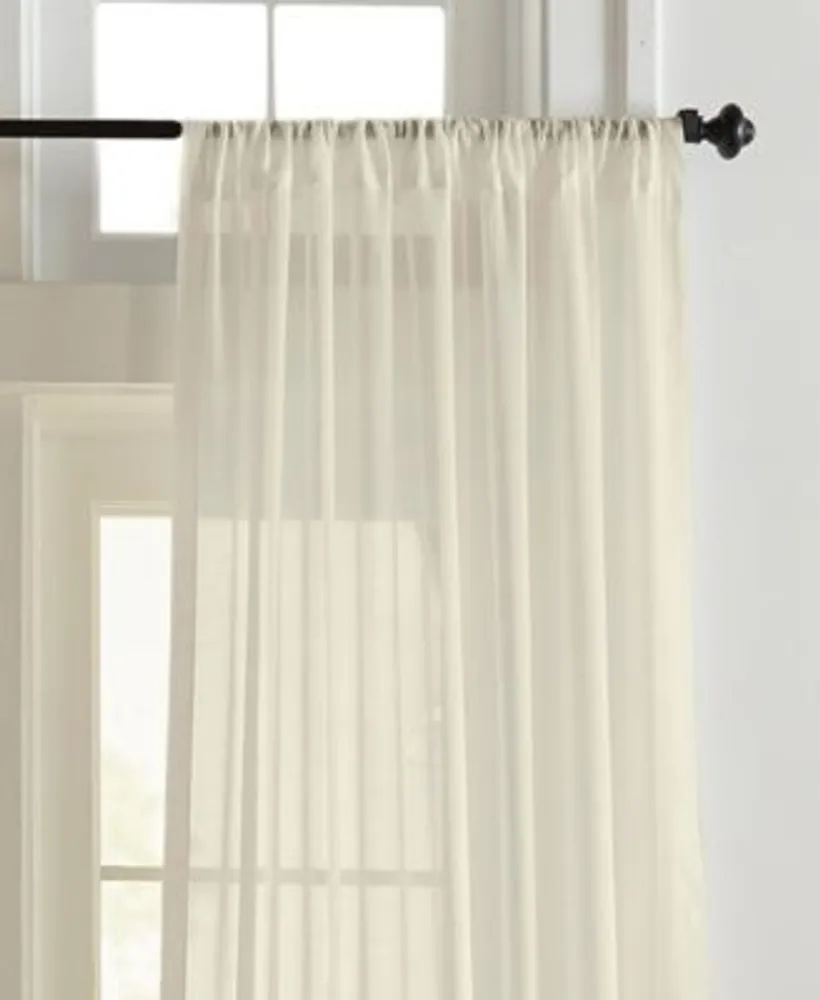Asher Cotton Voile Sheer Window Curtain Collection