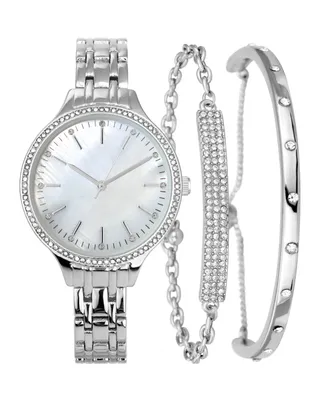 I.n.c. International Concepts Women's Bracelet Watch Set 36mm, Created for Macy's