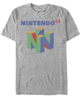 Nintendo Men's 64 Console Logo Short Sleeve T-Shirt