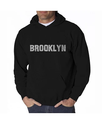 La Pop Art Men's Word Hoodie - Brooklyn Neighborhoods