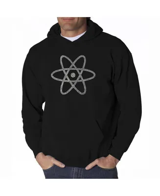 La Pop Art Men's Word Hooded Sweatshirt - Atom