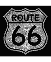 La Pop Art Men's Word Hoodie - Route 66