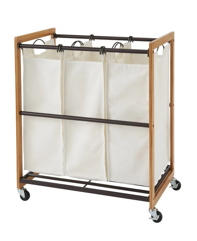 Trinity 3 Bag Laundry Cart