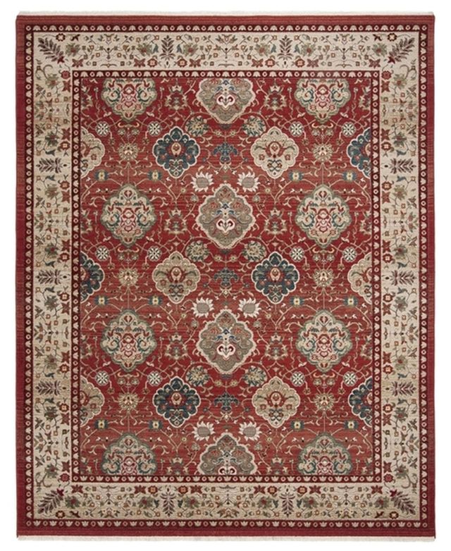 Lauren Ralph Lauren Ariel LRL1255C Red and Beige 9' X 12' Area Rug