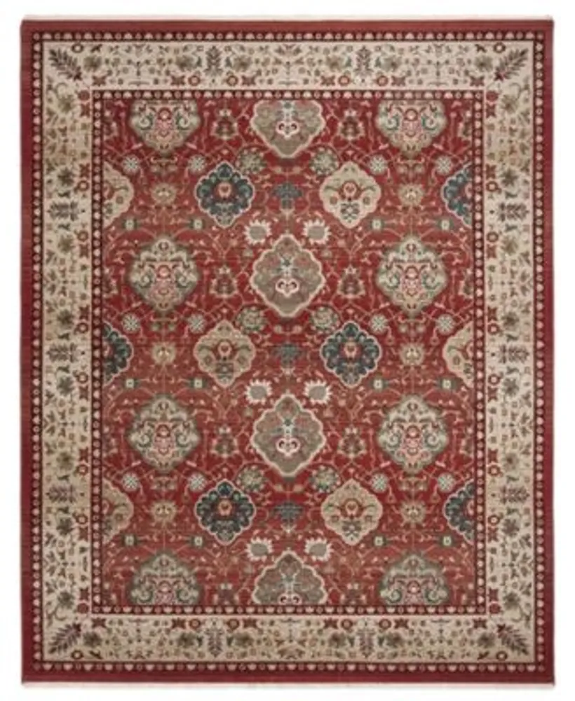 Lauren Ralph Lauren Ariel Lrl1255c Red Beige Area Rug