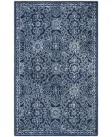 Lauren Ralph Lauren Etienne LRL6603N Navy and Ivory 4' X 6' Area Rug