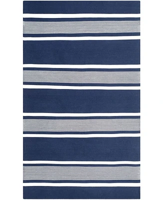 Lauren Ralph Lauren Hanover Stripe LRL2461A Navy Outdoor Area Rug Collection