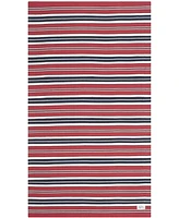 Lauren Ralph Lauren Leopold Stripe LRL2462E Red Outdoor Area Rug Collection