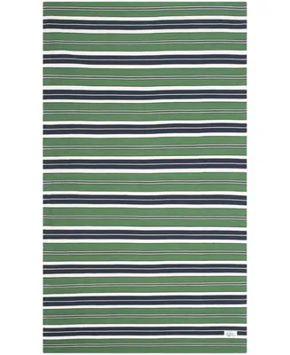 Lauren Ralph Lauren Leopold Stripe LRL2462K Green 4' X 6' Outdoor Area Rug